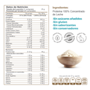 Proteína Natural 100% Concentrado de Leche 500g