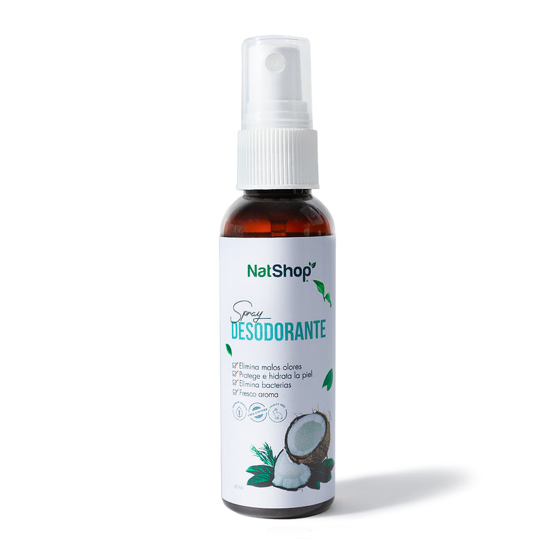 Desodorante 100% natural - Coco Orgánico y Vitamina E 60ml